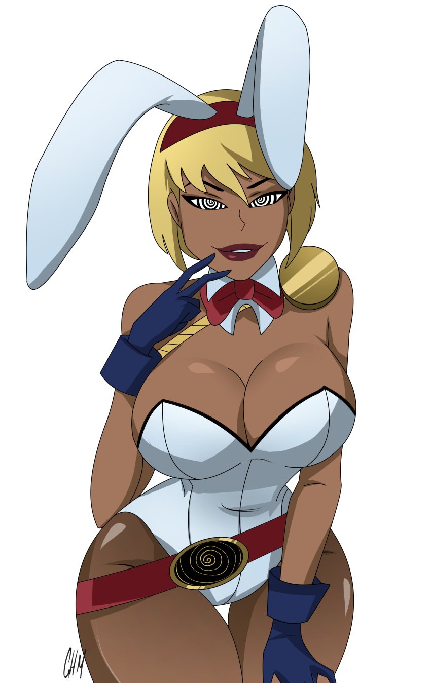 1girls 2d alien alien_girl bell_haircut big_ass big_breasts blonde_hair blue_eyes bob_cut breasts bunny_ears bunnygirl bunnysuit bursting_breasts busty cleavage cleavage_cutout costume curvaceous curvy curvy_figure dc dc_comics dcau eyebrows eyelashes eyes female female_only galatea ghostlessm hair hero heroine hips hourglass_figure huge_breasts humanoid hypnosis justice_league_unlimited justice_society_of_america kara_zor-l karen_starr kryptonian large_breasts legs leotard lipstick lower_body makeup medium_hair outfit power_girl revealing_clothes seductive_pose sensual short_hair solo strapless_leotard superhero superheroine superman_(series) thick thick_legs thick_thighs thighs upper_body voluptuous white_leotard wide_hips