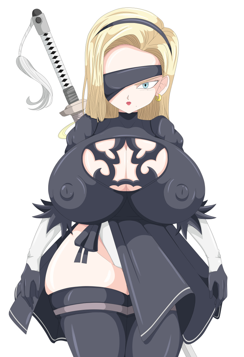 Android 18 (Dragon Ball) Rule 34 Image