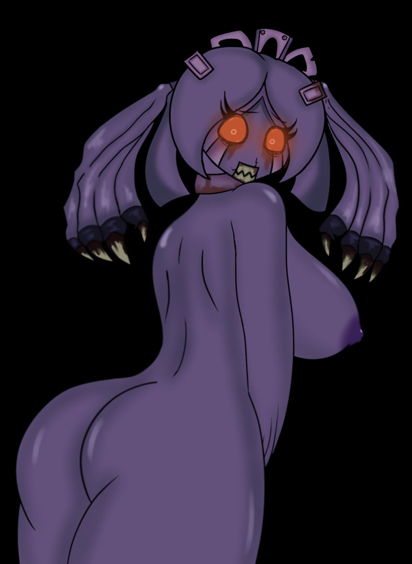 bell bronzong chara_wantrp creepypasta female friday_night_funkin friday_night_funkin_mod hell_bell hypnos_lullaby pokemon rule_63 self_upload sharp_teeth