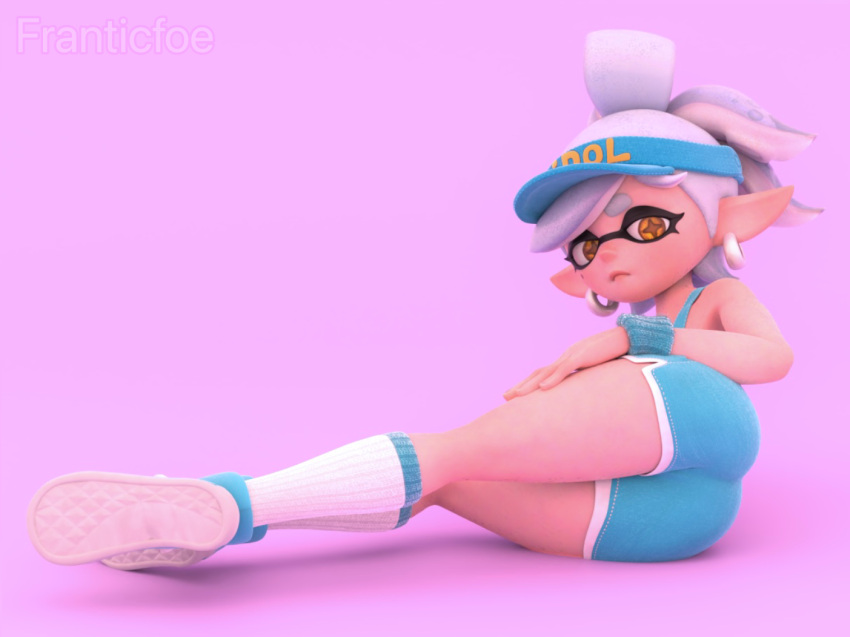 3d 3d_(artwork) ass ass_focus big_ass blender franticfoe_(artist) kneehigh_socks marie_(splatoon) marie_(wo262) nsfwo262 shoes splatoon splatoon_(series) splatoon_1 tight_clothing