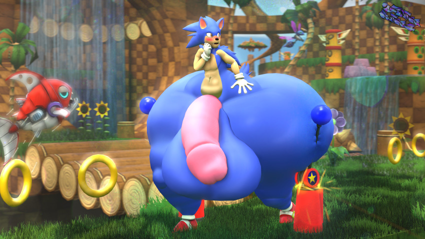 1boy 3d ass badnik big_ass big_balls big_penis blue_fur blue_hair blush checkpoint chopper_(sonic) femboy gigantic_ass gigantic_penis gigantic_testicles gloves hedgehog hedgehog_humanoid hips huge_ass huge_balls huge_cock hyper_ass jiant101 large_ass large_penis large_testicles looking_back male male_focus male_only massive_ass nude nude_male penis sega shoes sonic_(series) sonic_the_hedgehog sonic_the_hedgehog_(series) source_filmmaker stuck stuck_in_object testicles thick_thighs thighs tokenslot wide_hips yellow_eyes