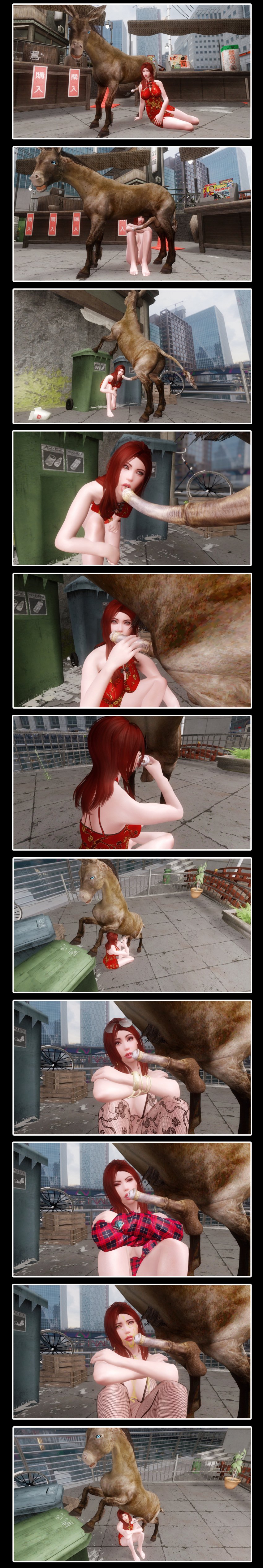 bethesda_softworks cg clothed_female clothing dirty donkey fellatio horse_penis horsecock licking licking_glans licking_penis minidress oral panels peeing peeing_on_another peeing_on_face red_hair sad skyrim smegma smegma_on_tongue street the_elder_scrolls tongue tongue_out trash_can trashcan urinating urinating_male urination urine urine_on_face zoophilia