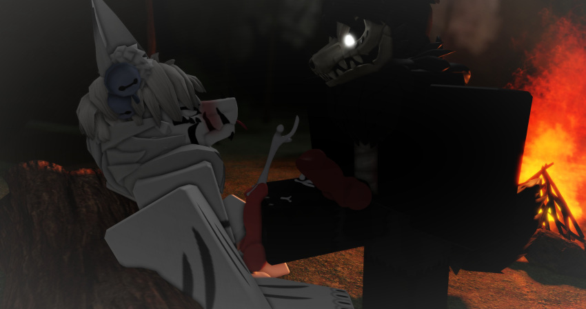 2boys 3d cum dragon enagmi footjob furry furry_only gay pawjob roblox roblox_avatar skull_head source_request tagme wolf