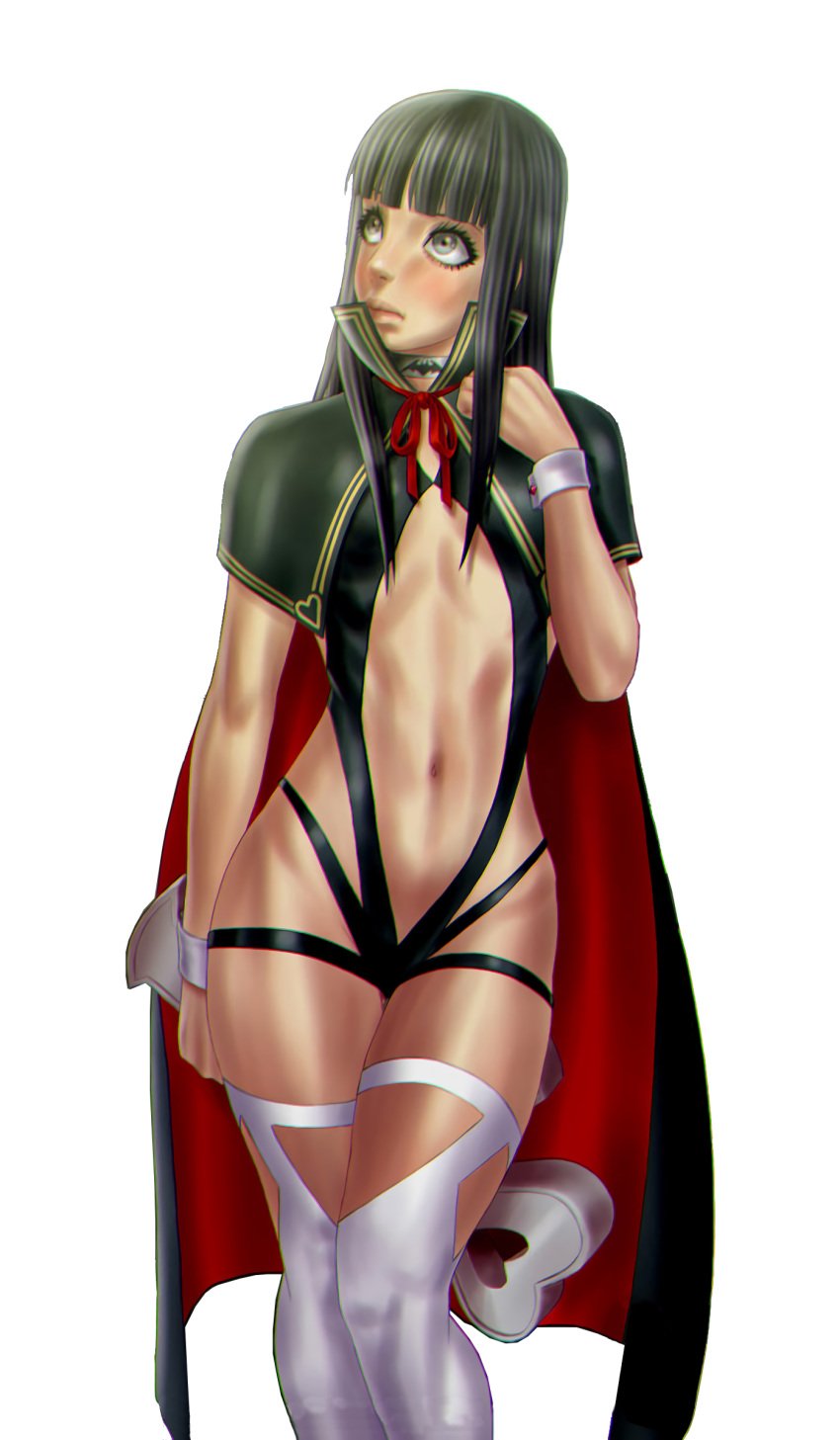 1girls alternate_costume black_hair breasts cape child_bearing_hips curvy female female_only ggg85 grey_eyes hi_res hips legs long_hair nakoruru navel official_alternate_costume samurai_shodown sling_bikini small_breasts snk_heroines:_tag_team_frenzy solo thick_thighs thighs vampire vampire_costume vampire_girl weapon