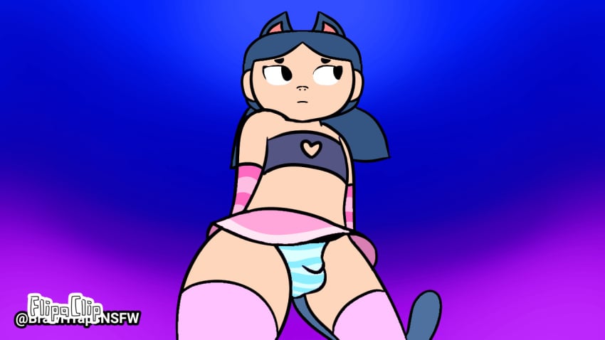 1280x720 1boy 2d 3rd_party_watermark animated background brawl_stars brawltraps catboy dancing digital_art digital_media femboy femboy_cat flipaclip gay gif jacky_(brawl_stars) male neko panties solo thick_ass thick_thighs trap twink