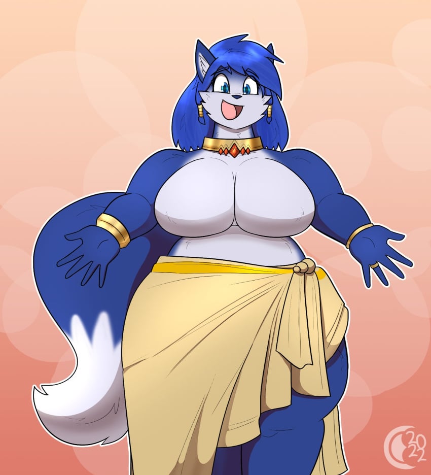 anthro big_breasts breasts chocend female krystal star_fox tagme