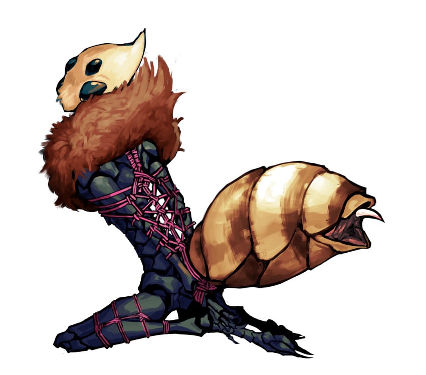 1girls bee bondage carpetcat2 female_only higher_resolution_duplicate hollow_knight insect queen_vespa