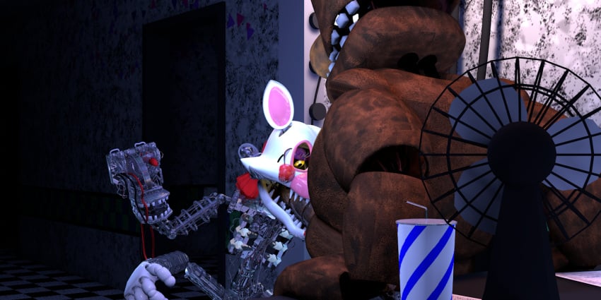 3d animatronic bear face_fucking female five_nights_at_freddy's five_nights_at_freddy's_2 fnaf gay hand_on_head male mangle_(fnaf) nsfwfrasty21 oral oral_penetration oral_sex penis penis_in_mouth robot sex tagme withered_freddy