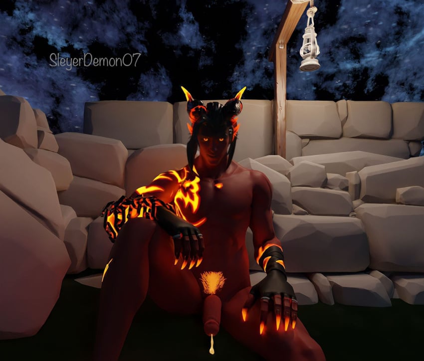 demon dick dominion_(fortnite) fortnite gay male_only muscles sleyerdemon07