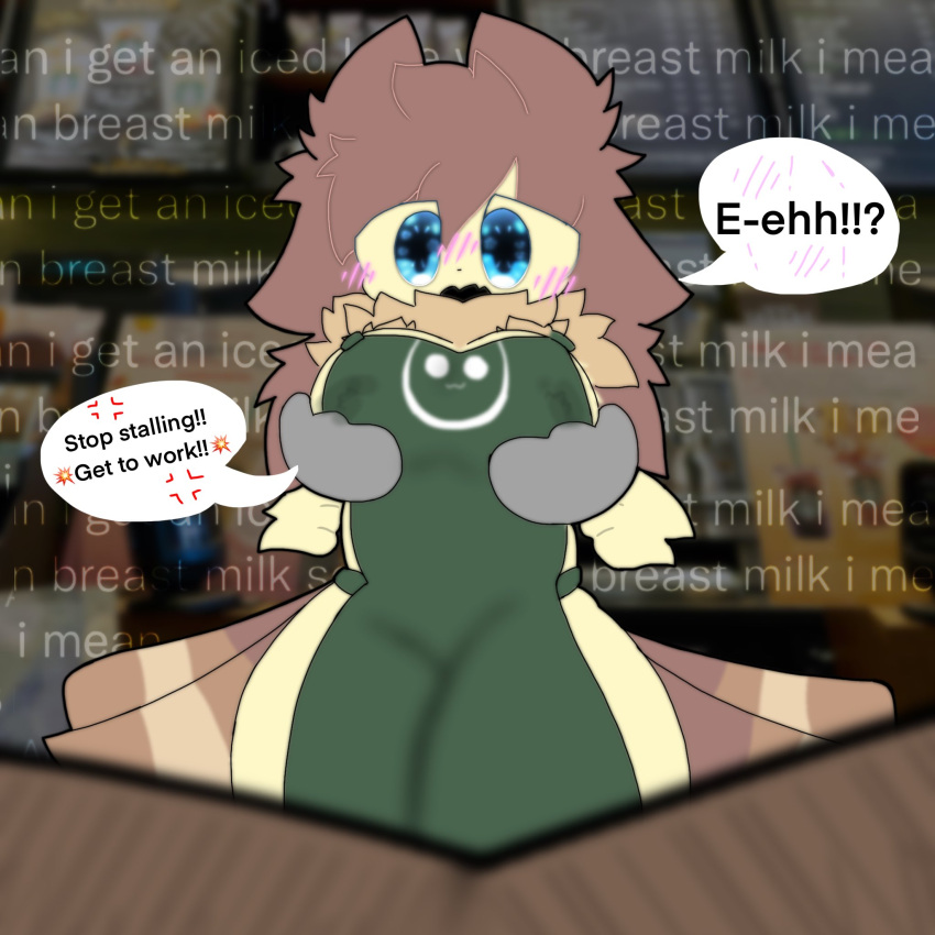 anthro breast_leak changed_(video_game) female i_mean_breast_milk moth moth_(changed) tagme