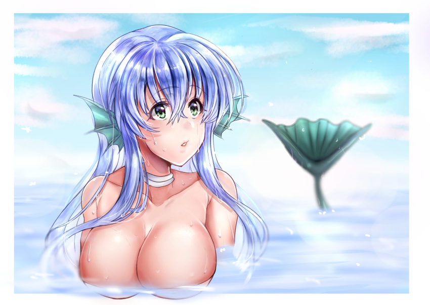 1girls big_breasts blue_eyes breasts compile huge_breasts large_breasts mermaid puyo_puyo sega serilly_(puyo_puyo) yui_(msy1302mana)