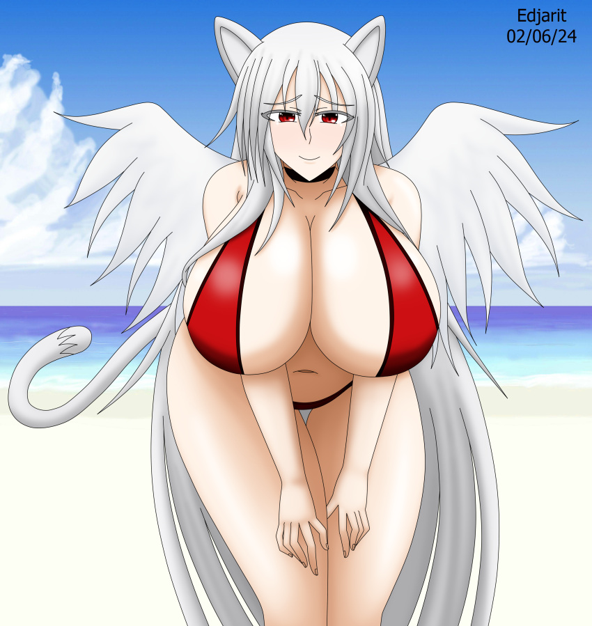 bikini edjarit-117 nekomimi original original_character smile tagme yamicrane