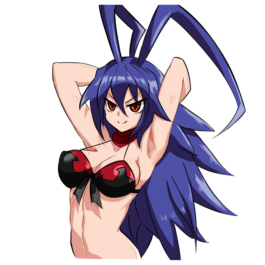 bikini_top brafo breasts canon_genderswap cleavage disgaea disgaea_d2 genderswap_(mtf) laharl laharl-chan large_breasts nippon_ichi_software