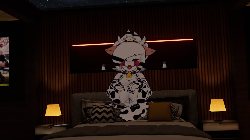 electric_ryu female five_nights_at_freddy's fnaf fnia marie_(cally3d) marionette_(fnaf) puppet_(fnaf) solo vrchat vrchat_avatar