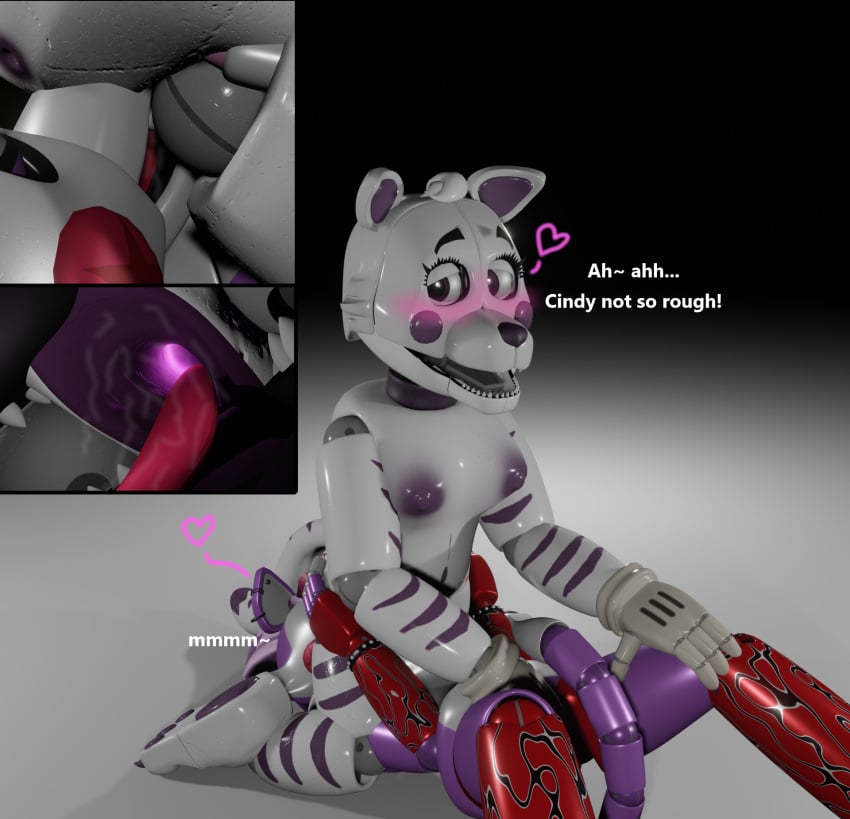 ahe_gao anus blender blender_(software) cindy cindy_(fnac) facesitting female female/female female_only five_nights_at_freddy's fivenightsatfreddys fnaf glamrock_cindy glamrock_cindy_(fnac) jolly jolly_(4) jolly_(game) licking licking_ass licking_cum licking_pussy maxie_(jolly) maxie_(jolly4) maxie_goodtime(jolly) maxie_nude maxienudes no_bra no_clothes no_clothing no_panties nude nude_female nudity nudity_goodtime oral oral_sex purple purple_anus purple_body purple_boobs purple_eyes purple_fur purple_hair purple_legs purple_nipples purple_paws purple_skin purple_tail rendered sex sweat tiger tongue tonguejob vagina vaginal_masturbation vaginal_penetration vaginal_sex white_feet white_fur white_tail