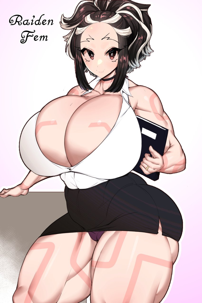 1girls :o amazon artist_name artist_signature artist_website big_breasts big_hips breast_grab breasts brown_fur brown_hair clothing_aside difference_size doorway edit edited female female_focus female_only huge_breasts hyper_ass hyper_breasts kimono looking_at_viewer muscular muscular_female natedecock raiden_tameemon_(shuumatsu_no_valkyrie) revealing rule_63 shuumatsu_no_valkyrie size_difference solo solo_female solo_focus tagme taller_female taller_girl teacher thick_thighs third-party_edit url voluptuous