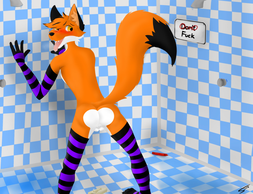 andromorph anthro canid canine cuntboy fox furra furro furry girly hi_res intersex jabon male mammal owo soap solo suro suroowo uwu zorra zorro