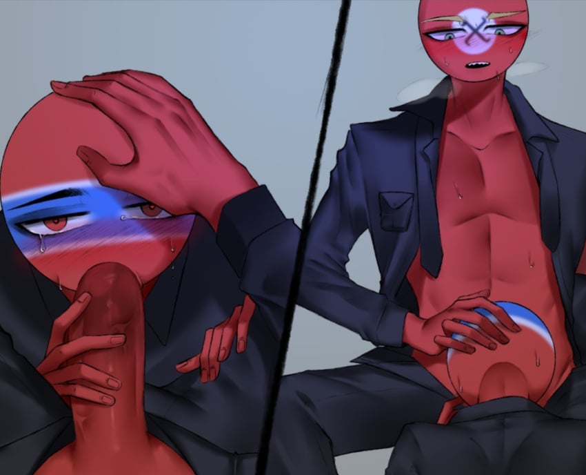 2boys countryhumans gay hand_on_head nazi_germany_(countryhumans) porn sucking_penis swallowtaie tagme thailand_(countryhumans)