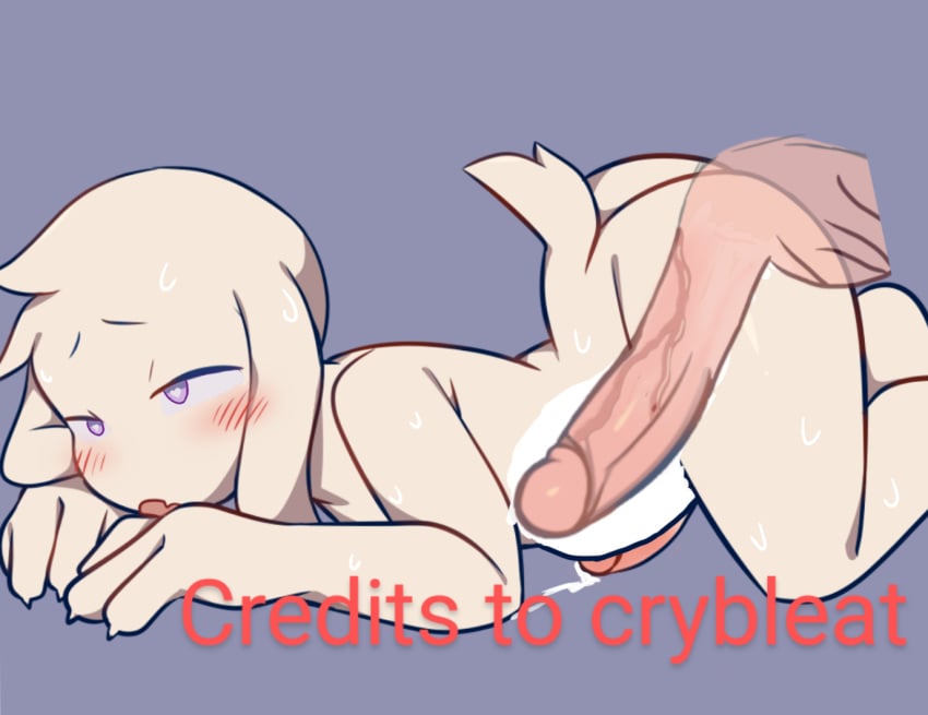 2boys 2d anthro asriel_dreemurr big_penis crybleat cum cum_in_ass cum_inside gay male male_only sex undertale undertale_(series) yaoi