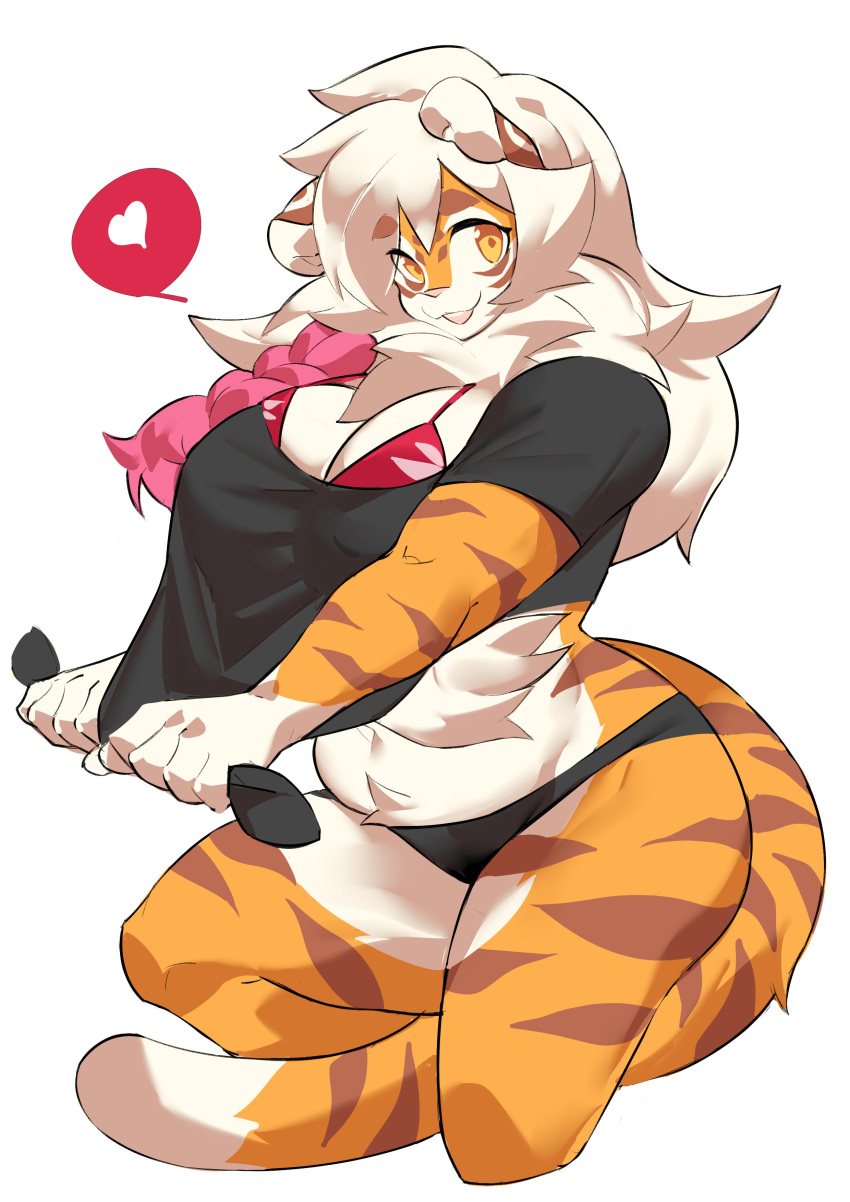 1girls anthro aspirindabaitu big_breasts breasts buxbi_(character) female female_only looking_at_viewer mx99926 pantherine smiling smiling_at_viewer solo spoken_heart tagme tail tiger very_high_resolution