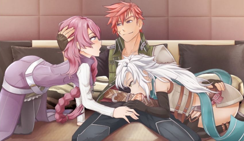 assaulter braid emma_millstein fellatio fie_claussell horny netorare red_hair scar sen_no_kiseki threesome trails_of_cold_steel