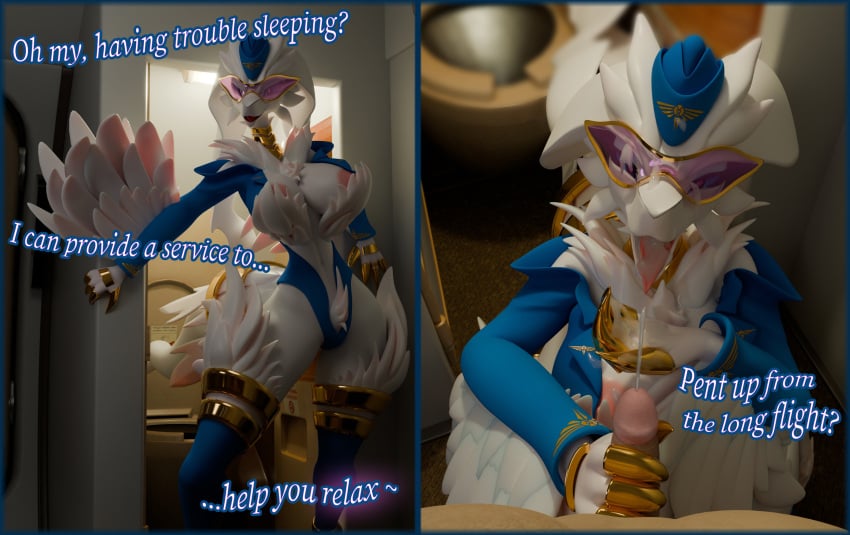 anthro bodily_fluids breasts clothed clothing cum cum_in_mouth cum_inside cum_on_face cumshot dialogue duo ejaculation female first_person_view generation_5_pokemon genital_fluids genitals handjob hi_res human human_on_anthro inside interspecies legendary_pokemon looking_at_viewer male male/female mammal nintendo partially_clothed penile penis pokemon pokemon_(species) potatotime pov_handjob reshiram sex shiraume_(wayvemayker) talking_to_viewer
