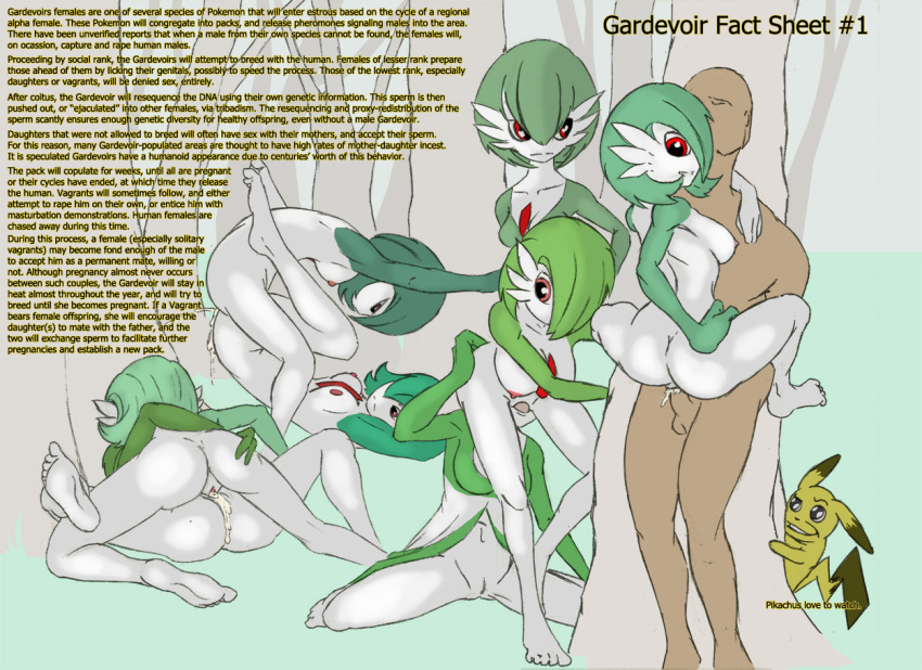 2boys 8girls animal ass cowgirl_position elbow_gloves female female_gardevoir female_on_top female_pokemon femdom furry gardevoir girl_on_top green_elbow_gloves green_hair group human interspecies male multiple_girls nintendo on_top orgy penis pikachu pokemon pokemon_(species) pokemon_rse pussy rape red_eyes ride riding slave straight submissive_male yuri