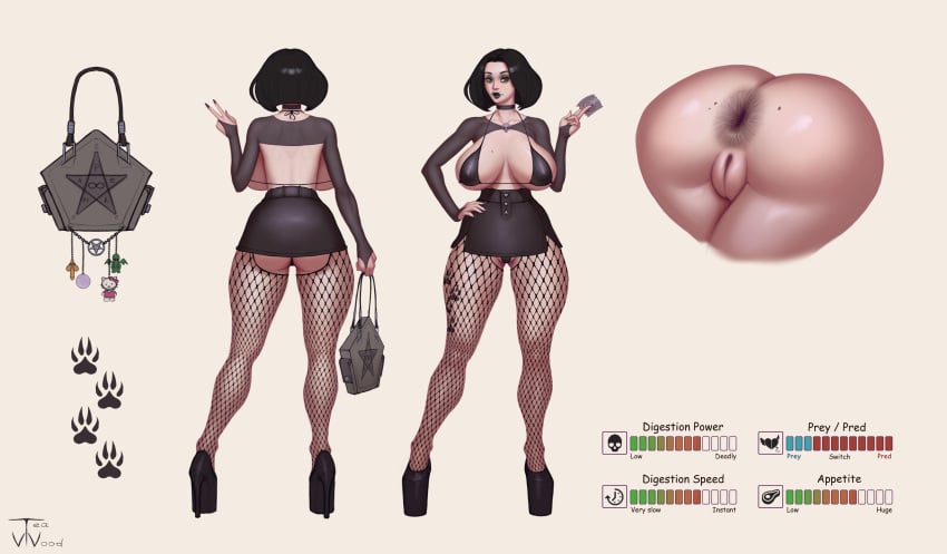 anus anus_focus appetite ass_hole ass_shot asshole back_view big_ass big_ass_(female) big_asshole big_boobs big_booty big_breasts big_butt big_butthole big_buttocks black_hair black_hair_female black_high_heels black_legwear black_lips black_lipstick black_panties black_skirt black_thong boobs bra breasts breasts_apart brooke brooke_ivy buttocks calves colar concept concept_art condom cruel cruel_pred cruel_predator cthulhu curves curvy_ass curvy_body curvy_female curvy_figure curvy_thighs dark_butthole dark_clothing digestion_implied dominant dominant_female dominant_human domination dressed exposed_ass exposed_asshole fishnet_pantyhose fishnets fishwithlegs front_view goth goth_clothes goth_clothing goth_girl goth_makeup goth_pred gothic gothic_artstyle gothic_fashion gothic_girl gothic_makeup green_eyes hand_on_hip handbag high_heels high_thighs looking_at_viewer makeup paws paws_on_thighs peace_sign poking_ass poking_out powers pred predator predator/prey satanic_symbol shiny_ass shiny_butt short_hair short_skirt skill skirt slim_arms standing_straight star_(symbol) statistics tattoo tattoo_on_thigh tattoos teaw00d text thick_ass thick_butt thick_hips thick_thighs thigh_highs thighhighs tight_clothes tight_pussy tits top_clothed transparent_clothing undressed waist