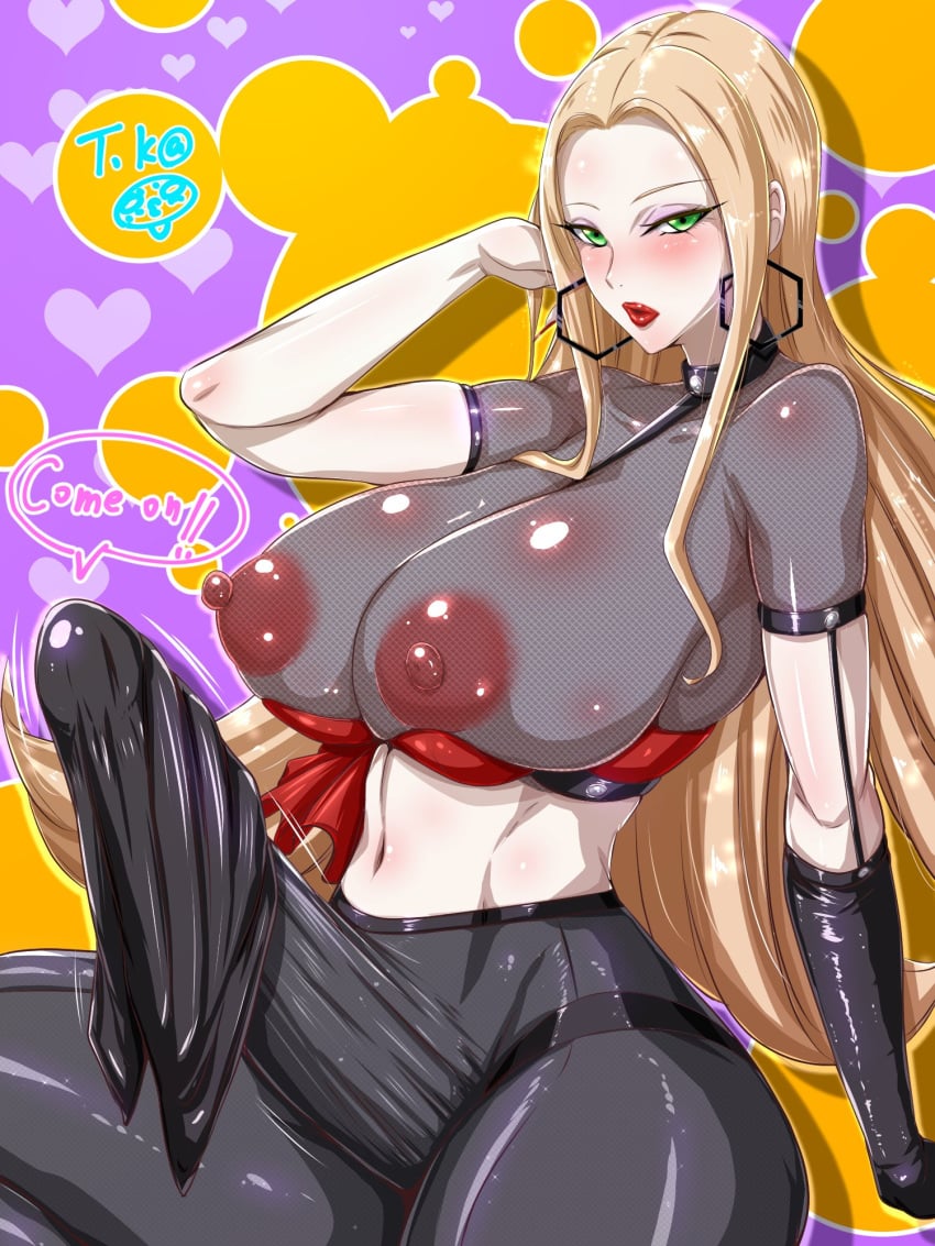 1futa 2019 areolae big_breasts big_penis blonde_hair breasts clothed clothing erect_nipples erection fully_clothed futa_only futanari high_resolution huge_cock human light-skinned_futanari light_skin long_hair looking_at_viewer nintendo nipple_bulge nipples oleana_(pokemon) pantyhose penis pink_nipples pokemon pokemon_ss sitting solo terakinoko wide_hips