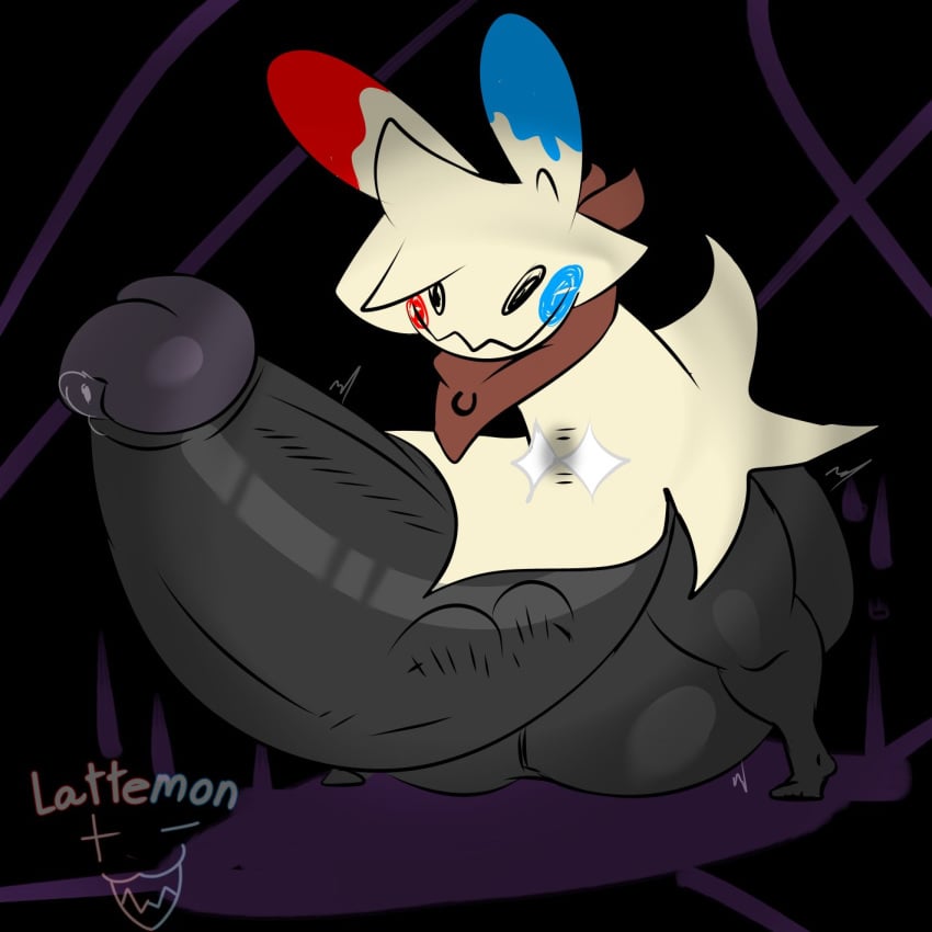 big_penis huge_cock lattemon male_only mimikyu minun penis plusle pokemon pokemon_(species) tagme