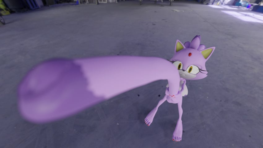 16:9 3d 3d_model anthro big_breasts big_penis blaze_the_cat breasts expansion felid feline female futanari genital_expansion genitals humanoid intersex long_penis mammal nude penis penis_expansion penis_extension sega shocked shocked_expression solo sonic_(series) sonic_the_hedgehog_(series) warehouse what widescreen