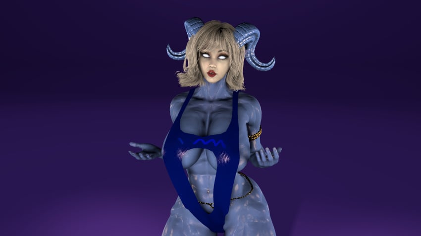 3d athletic athletic_female big_breasts blizzard_entertainment blue_body blue_horns blue_skin draenei draenei_female female fit fit_female horns justfrog-entertainment lipstick makeup muscle_girl muscular muscular_arms muscular_female original_character red_lipstick sling_bikini tendrils toned toned_female virt-a-mate virtamate white_eyes white_face white_hair world_of_warcraft x'saphira x'saphira_excellia