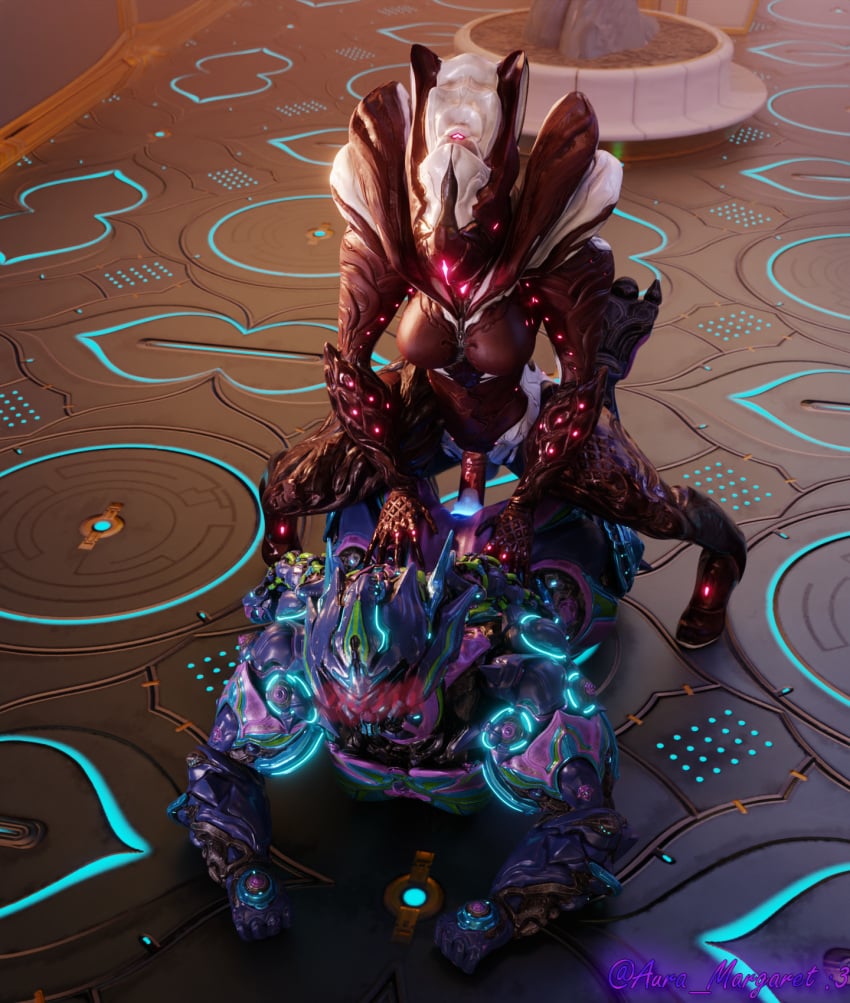 1futa 1girls 3d alien alien_girl auramargaret clothing cum cum_inside female futanari hildryn_(warframe) lying mostly_nude penis saryn_(warframe) sex sitting source_request tagme warframe