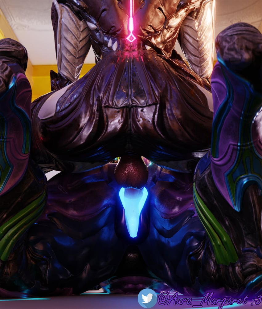 1futa 1girls 3d alien alien_girl auramargaret back back_view balls big_balls big_penis close-up duo female futa_on_female futanari glowing hildryn_(warframe) humanoid humanoid_penis lying penis saryn_(warframe) sex tagme vaginal_penetration warframe