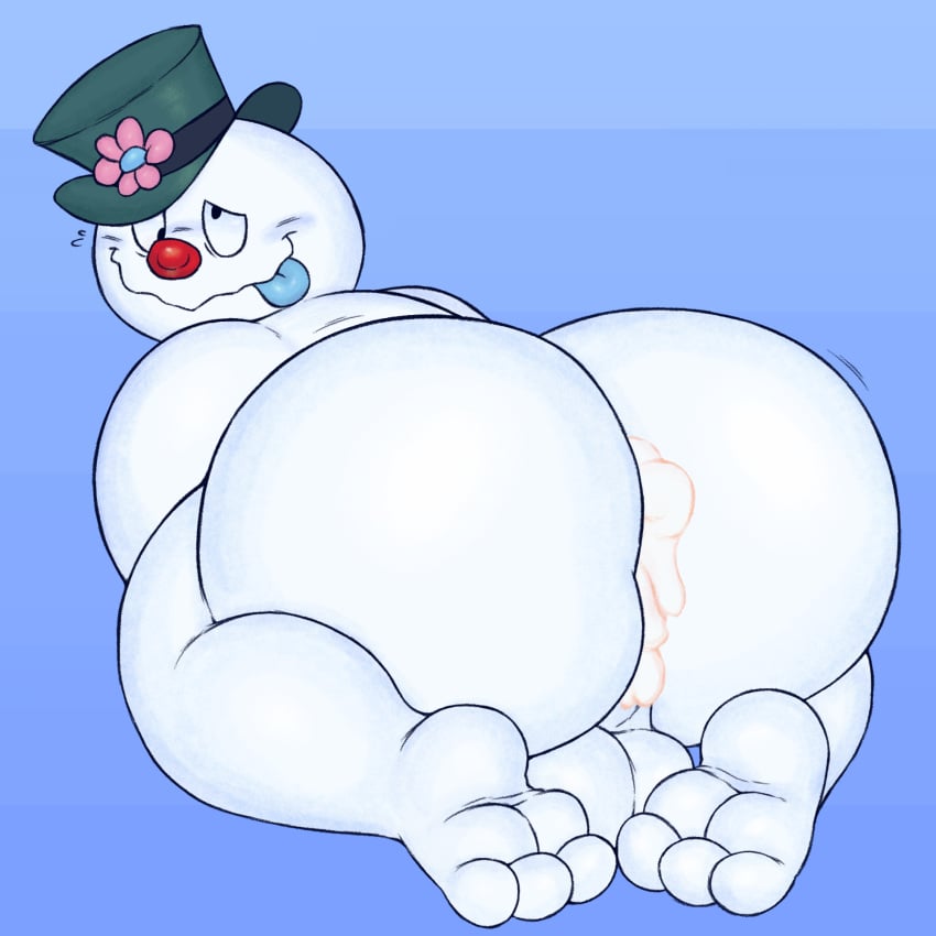 ass feet filthyopossum frosty_the_snowman_(character) gay male_only snowman tagme