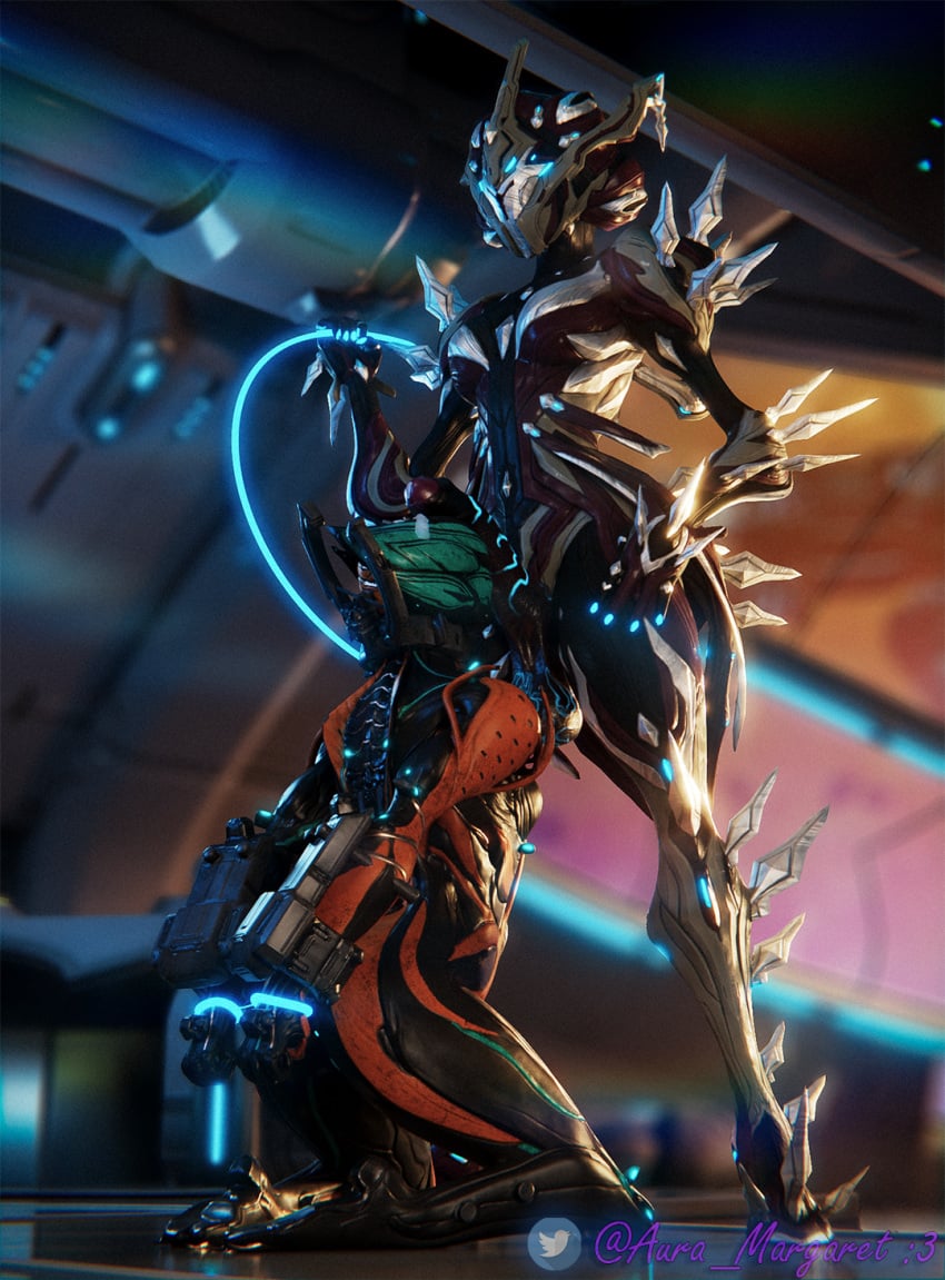 1futa 1girls 3d alien alien_girl athletic_female athletic_futanari auramargaret bondage domination female femsub futa_on_female futadom futanari imminent_sex khora_(warframe) kneeling robot robot_girl tagme valkyr_(warframe) warframe