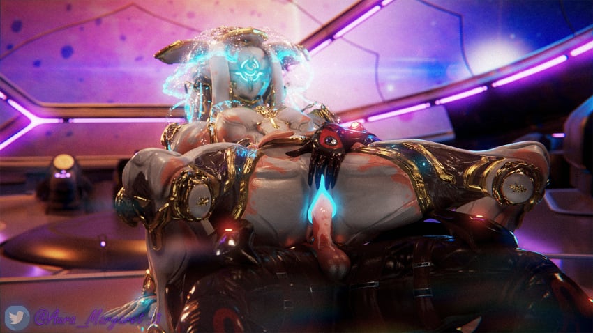 1futa 1girls 3d athletic_female athletic_futanari auramargaret cum cum_in_pussy cum_inside female futa_on_female futanari glowing glowing_genitalia glowing_pussy ivara_prime_(warframe) on_top robot robot_girl sex spread_pussy tagme vaginal_penetration warframe wisp_(warframe)