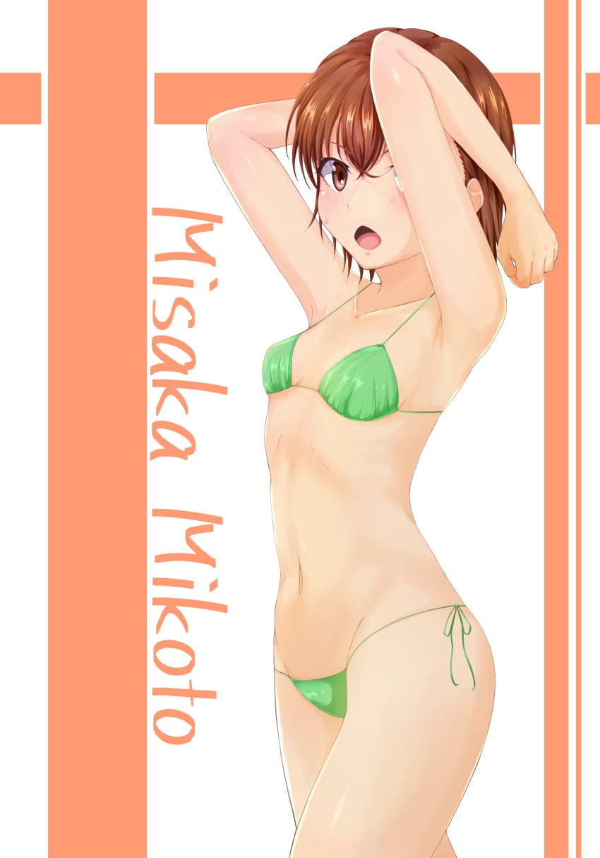 Misaka Mikoto (To Aru Kagaku No Railgun) Rule 34 Image