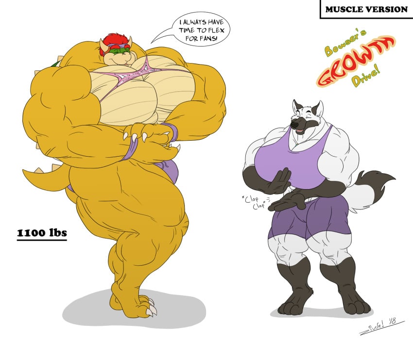 abs biceps big_breasts big_muscles bowser breasts canine extreme_muscles female hair huge_breasts huge_muscle hyper_muscles iridium juano large_breasts large_muscles male mario_(series) muscles muscular muscular_arms muscular_female muscular_legs muscular_male muscular_thighs nintendo pecs red_hair wolf