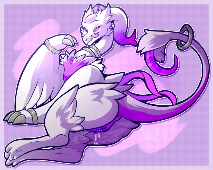 anus ass bodily_fluids digital_media_(artwork) dragon female fur fusion generation_5_pokemon generation_7_pokemon genitals hi_res hybrid legendary_pokemon licking licking_lips looking_at_viewer mythological_creature mythological_scalie mythology narcissa_(unearthedchuain) nintendo pawmotplus pokemon pokemon_(species) presenting reptile reshiram salazzle scalie smile solo tail tongue tongue_out unavailable_at_source vulva white_body white_fur