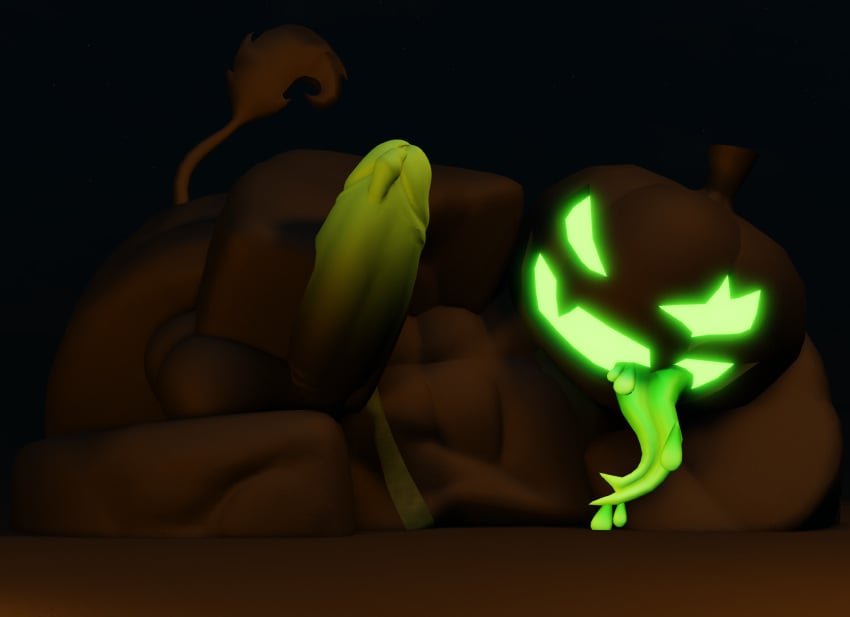 1boy 3d abs big_penis black_body briefs gay green_penis green_underwear holding_penis male_only muscular muscular_male penis penis_out pumpkin roblox robloxian sinister smiling solo solo_male sootee11 speedo speedo_aside tongue tongue_out underwear underwear_aside