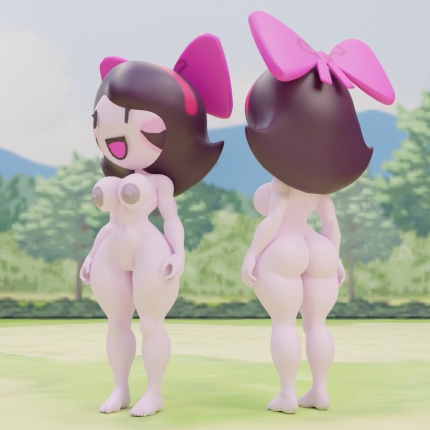 1girls barefoot big_ass big_breasts black_eyes black_hair blush blush_stickers bow bow_in_hair breasts closed_eyes completely_nude completely_nude_female female female_only friday_night_funkin friday_night_funkin_mod full_body geo29 girl_(sock.clip) happy naked naked_female nude nude_female open_mouth open_smile pink_bow pink_skin pussy short_hair smile solo solo_female standing twinsomnia