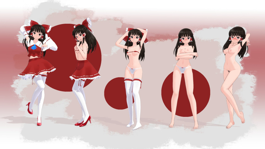 breasts kragmmd nude pussy reimu_hakurei tagme touhou