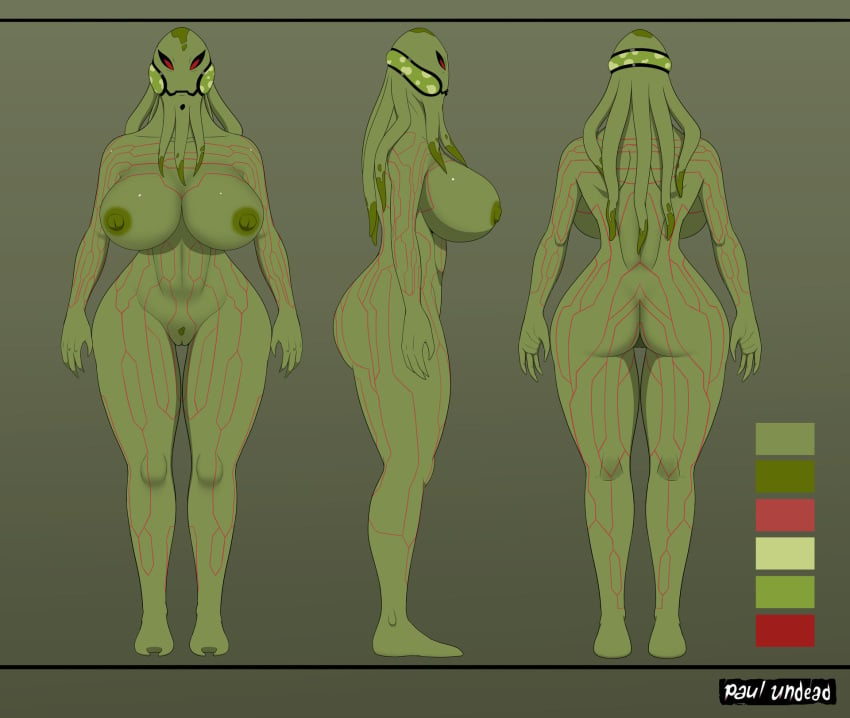 alien alien_girl alien_humanoid ass ben_10 big_ass big_breasts big_butt breasts busty butt cephalopod_humanoid chimera_sui_generis completely_naked completely_nude completely_nude_female curvaceous curvy curvy_body curvy_female curvy_figure green_body green_nipples green_skin huge_breasts myaxx naked nipples nude nude_female paulundead33 pussy red_eyes tentacle tentacle_hair thick_ass thick_thighs turnaround vagina