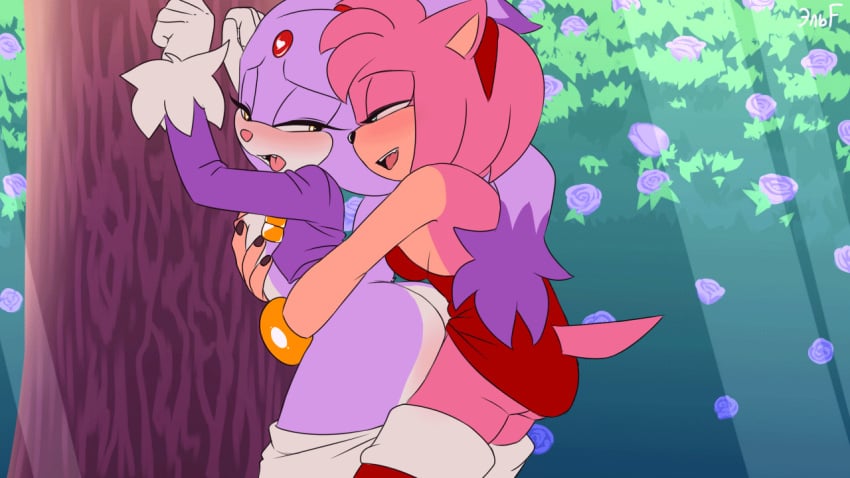 1futa 1girls 2020s 2022 2d against_natural_surface against_surface against_tree amy_rose animated anthro anthro_on_anthro anthro_penetrated anthro_penetrating anthro_penetrating_anthro ass big_butt blaze_the_cat blush bottomless bottomless_skirt bottomwear bottomwear_down breasts clothed clothing domestic_cat dress eulipotyphlan felid feline felis female female_penetrated ftg_crossgender fti_crossgender fur futa_on_female futanari genitals gif groping_from_behind gynomorph gynomorph/female gynomorph_penetrating gynomorph_penetrating_female hedgehog intersex intersex/female intersex_penetrating intersex_penetrating_female krazyelf mammal outside pants pants_down partially_clothed penetration penis pink-skinned_futanari pink_body pink_fur pink_hair pink_nose pink_skin plant purple-skinned_female purple_body purple_fur purple_skin red_clothing red_dress rule_63 sega sex side_boob small_breasts sonic_(series) sonic_the_hedgehog_(series) standing standing_sex tan_body tan_fur tan_penis tree upskirt white_bottomwear white_clothing white_pants