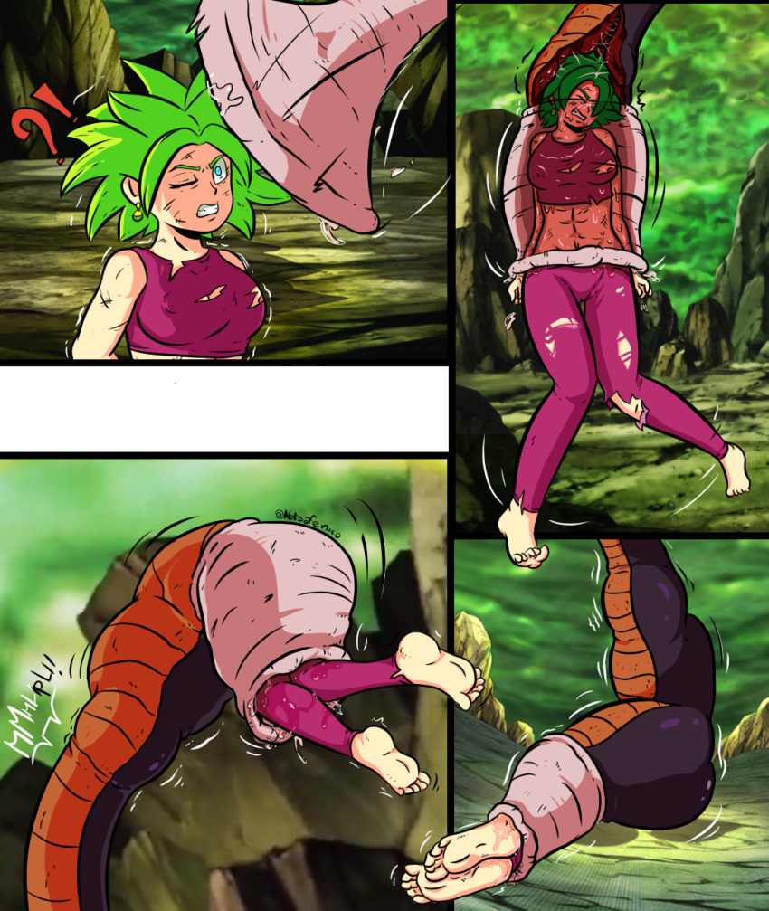 1girls 2022 absorbing absorption absorption_vore big_breasts blue_eyes breasts cell_(dragon_ball) dragon_ball dragon_ball_super dragon_ball_z earrings feet feet_up female flesh_tunnel flesh_wall fleshy_tentacle forced forced_vore green_hair huge_tail injured kefla kicking muffled_scream notsafenico orange_tail ripped_clothing squeeze squish squished struggling struggling_prey tail_bondage tail_bulge tail_motion tail_pull tail_suck tail_vore tournament_of_power vore white_skin x-ray