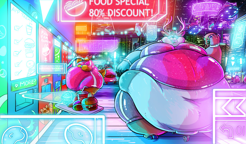 anthro belly bhm big_ass big_belly big_breasts breasts chubby chubby_anthro chubby_male curvy drink drinking eating fat fat_ass fat_belly fat_butt fat_man fat_rolls fat_thighs fatglaz feeding food future futuristic huge_ass huge_belly huge_breasts hyper hyper_ass hyper_belly hyper_breasts hyper_thighs large_ass large_belly large_breasts male morbidly_obese morbidly_obese_anthro morbidly_obese_male obese obese_anthro obese_male overweight overweight_anthro overweight_male ssbhm thick_arms thick_thighs tight_clothing weight_gain