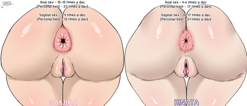 2girls anus arched_back ass ass_comparison ass_focus bent_over big_ass big_butt boruto:_naruto_next_generations bubble_ass bubble_butt clitoris comparing comparing_asses comparison curvaceous curvy curvy_body curvy_female curvy_figure dat_ass dumptruck_ass english_text female female_focus female_only gaping gaping_anus grizzlyart hi_res high_resolution highres huge_ass hyuuga_hinata large_ass legs_together light-skinned_female light_skin multiple_girls naruto naruto:_the_last naruto_(classic) naruto_(series) naruto_shippuden pale-skinned_female pale_skin presenting presenting_anus presenting_ass presenting_butt presenting_hindquarters presenting_pussy presenting_vagina puckered_anus puckered_butthole pussy sakura_haruno shaved_pussy shounen_jump text thick_thighs thighs thighs_together vagina voluptuous white_background