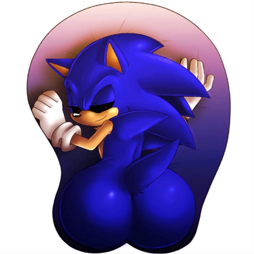 3rd_party_edit angelofhapiness ass big_ass big_butt black_sclera bubble_ass bubble_butt color color_edit femboy looking_back male male_only mousepad nude presenting red_eyes solo sonic.exe sonic.exe_(character) sonic.exe_(creepypasta) sonic_(series) sonic_the_hedgehog white_background