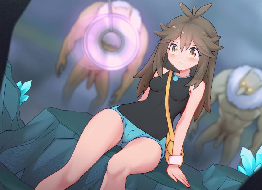 animated female green_(pokemon) hypno hypnosis leaf_(pokemon) male_pokemon/female_human mind_control non-web_source pokemon pokemon_(game) pokemon_(species) pokemon_lgpe pokephilia waero